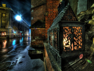 Картинка города огни ночного