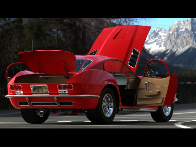 Обои картинки фото автомобили, 3д