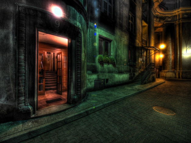 Обои картинки фото города, огни, ночного