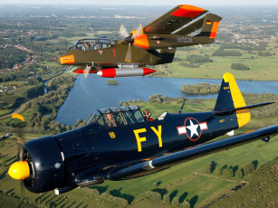 обоя авиация, разные, вместе