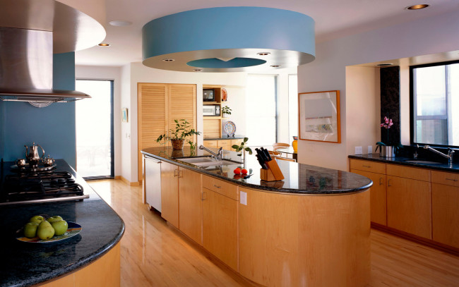 Обои картинки фото интерьер, кухня, дизайн