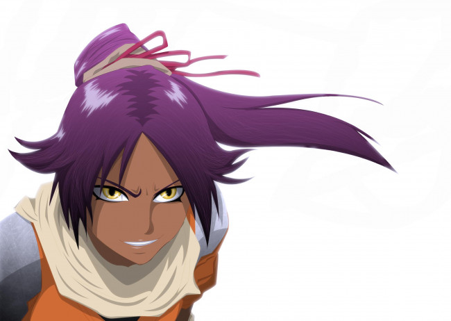 Обои картинки фото bleach, аниме, шихоуин, йоруичи