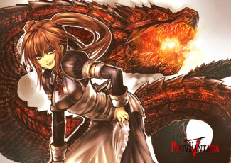 Картинка pixiv fantasia аниме дракон