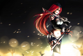 Картинка league of legends видео игры katarina