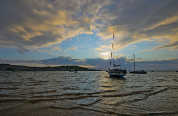 Картинка torridge instow england природа реки озера река яхты