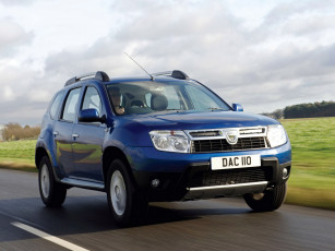 обоя автомобили, dacia, синий, uk-spec, 2013, duster