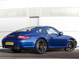 Картинка автомобили porsche синий 2008г 911 carrera s coupe uk-spec 997