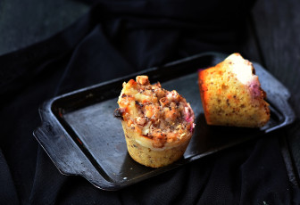 Картинка еда пирожные +кексы +печенье кексы поднос