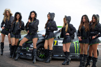 Картинка автомобили авто+с+девушками трек спорткар девушки группа поддержки