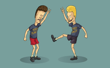 обоя бивис и баттхед, мультфильмы, beavis and butt-head, beavis, and, butt-head, бивис, и, баттхед