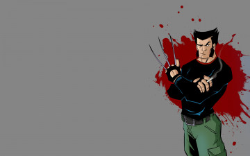 Картинка росомаха рисованные комиксы wolverine