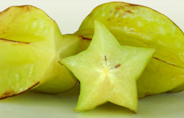 обоя еда, карамбола, звёздочка, зелёный