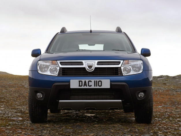 Обои картинки фото автомобили, dacia, uk-spec, duster, синий, 2013