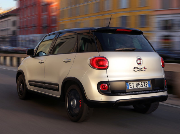 Обои картинки фото автомобили, fiat, 500l, 2014г, 330, beats