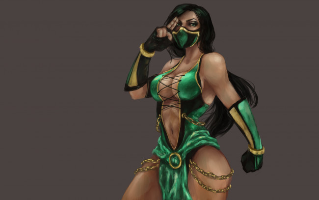 Обои картинки фото mortal kombat, видео игры, mortal kombat , 2011, jade, mortal, kombat