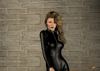 Картинка 3д+графика люди+ people девушка взгляд фон латекс