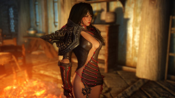 Картинка 3д+графика фантазия+ fantasy девушка взгляд фон