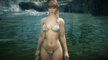 Картинка 3д+графика люди+ people девушка взгляд фон