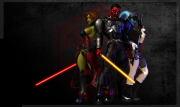 Картинка 3д+графика эльфы+ elves эльфийки взгляд фон оружие