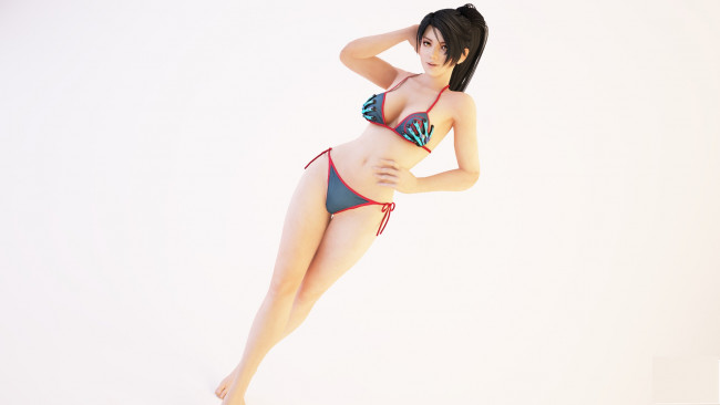 Обои картинки фото 3д графика, люди , people, взгляд, фон, девушка