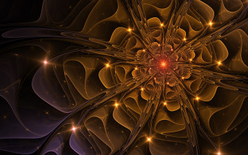 Картинка 3д+графика фракталы+ fractal фон узор цвета