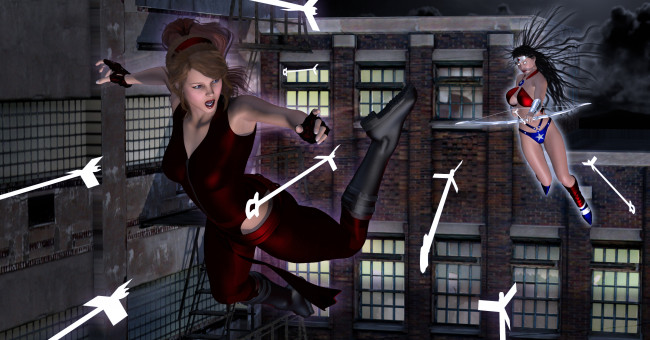 Обои картинки фото amazon arrow, 3д графика, фантазия , fantasy, взгляд, девушки, оружие, фон