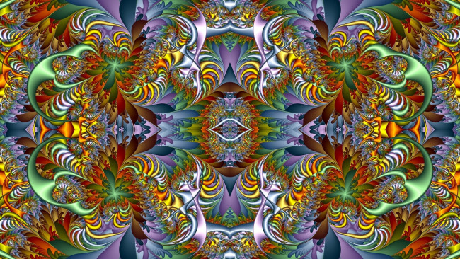 Обои картинки фото 3д графика, фракталы , fractal, цвета, фон, узор