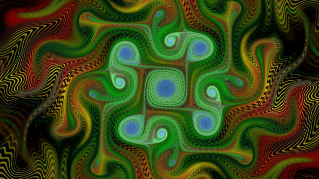 Обои картинки фото 3д графика, фракталы , fractal, цвета, фон, узор