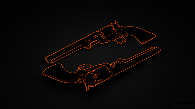 Обои картинки фото рисованное, минимализм, оружие