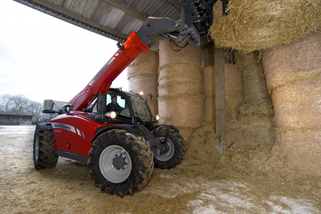 Обои картинки фото техника, фронтальные погрузчики, massey