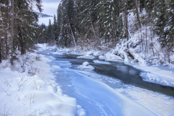 Картинка природа зима простор