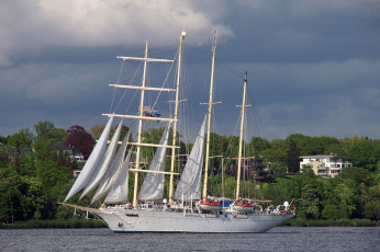 Картинка корабли парусники мачты паруса