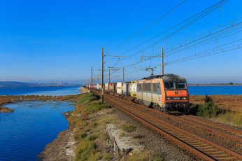 Картинка техника электровозы состав локомотив