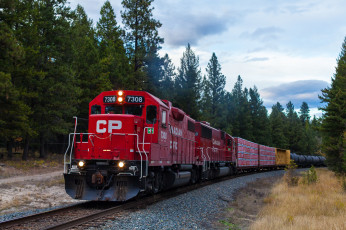 Картинка техника поезда состав локомотив