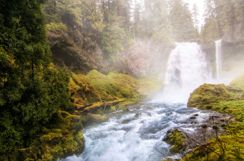 Картинка природа водопады простор