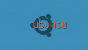 Картинка компьютеры ubuntu+linux фон логотип