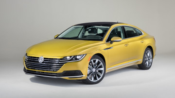 обоя volkswagen arteon 2019, автомобили, volkswagen, 2019, жёлтый, arteon