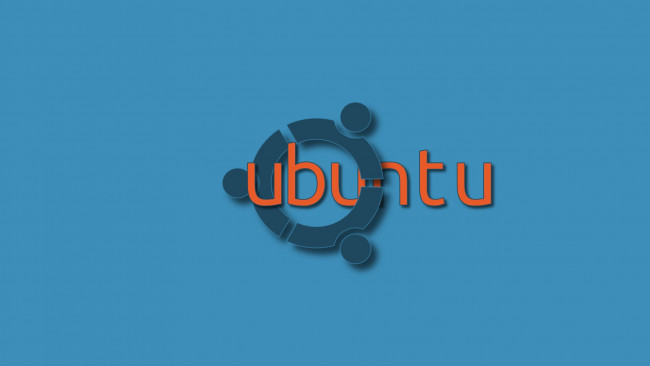 Обои картинки фото компьютеры, ubuntu linux, фон, логотип