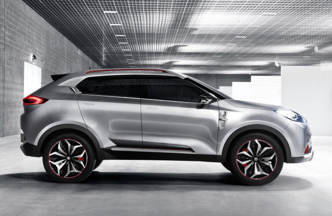 Обои картинки фото mg cs concept 2013, автомобили, mg, металлик, cs, concept, 2013, серебряный