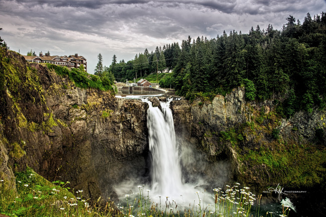 Обои картинки фото природа, водопады, простор