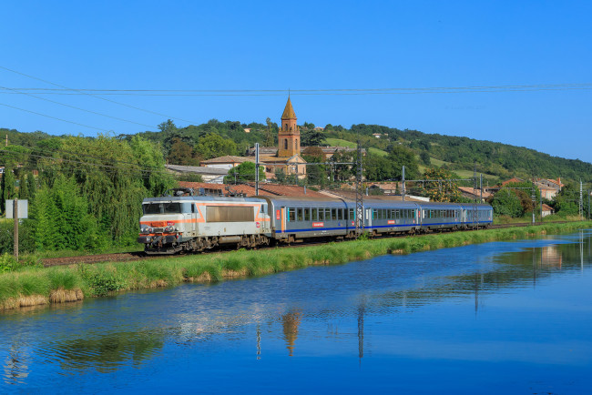 Обои картинки фото техника, электровозы, состав, локомотив