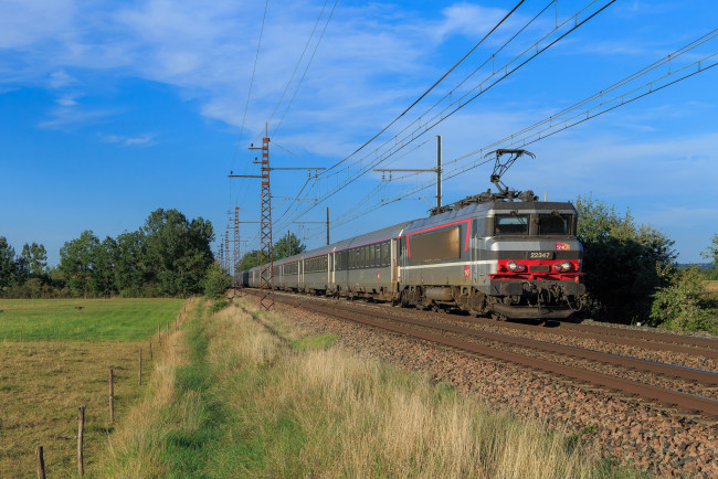 Обои картинки фото техника, электровозы, состав, локомотив