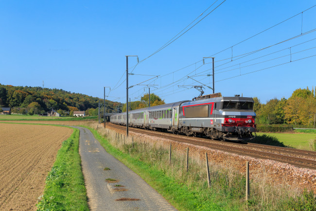 Обои картинки фото техника, электровозы, состав, локомотив