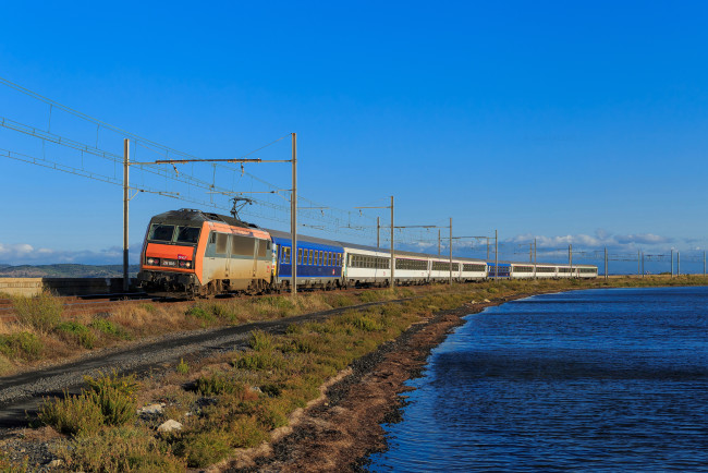 Обои картинки фото техника, электровозы, состав, локомотив