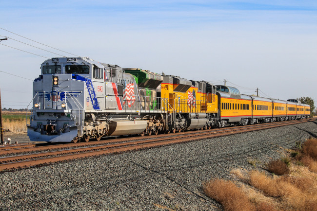 Обои картинки фото техника, поезда, локомотив, состав