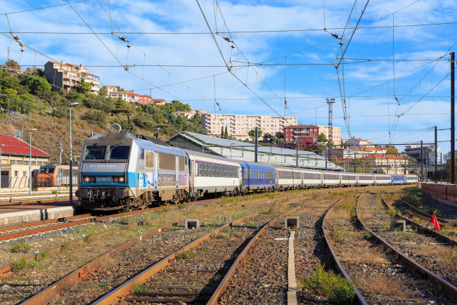 Обои картинки фото техника, поезда, локомотив, состав