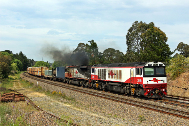 Обои картинки фото техника, поезда, состав, локомотив