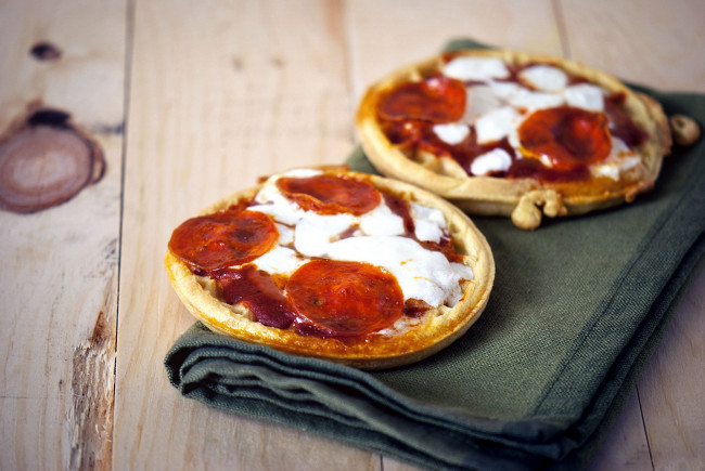 Обои картинки фото еда, пицца, мини