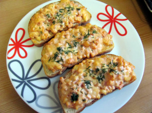 Картинка еда бутерброды +гамбургеры +канапе запеченные