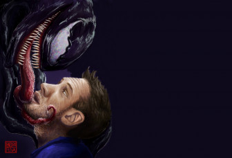 Картинка рисованное кино эдди брок веном том харди